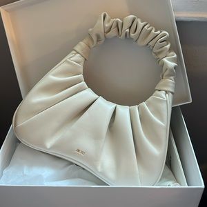 JW PEI Gabbi Ruched Hobo Handbag - Ivory